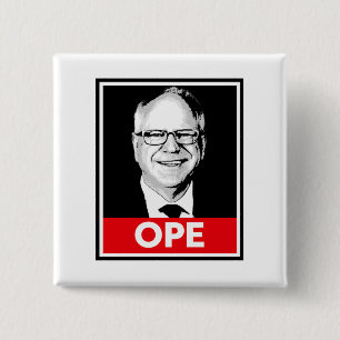 Tim Walz OPE Button