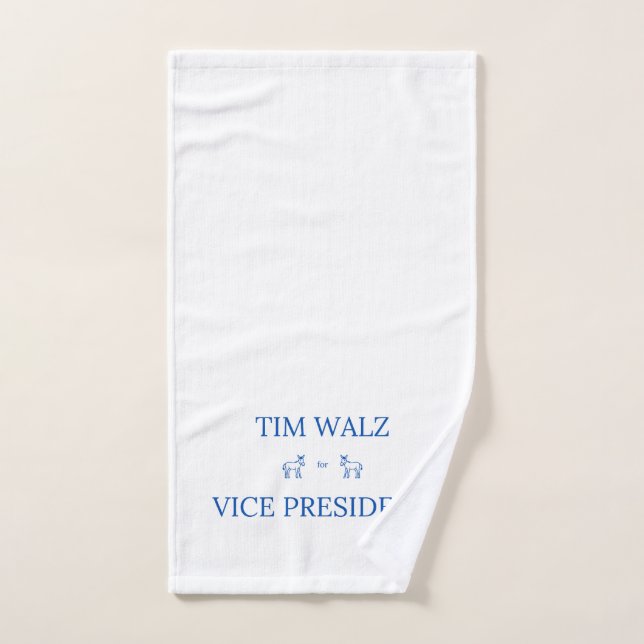 Tim Walz pour le vice-président Hand Towel (Serviette à main)