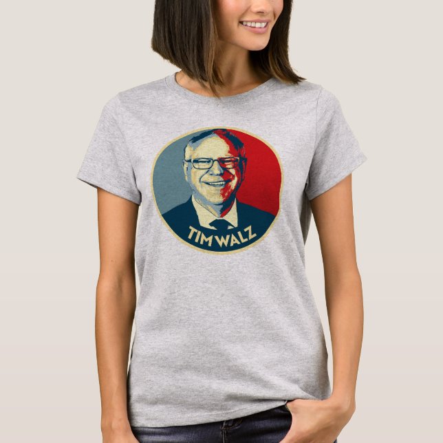 Tim Walz T-Shirt (Vorderseite)