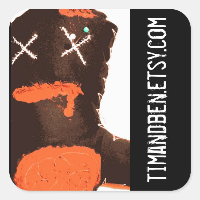Timandben-Aufkleber Quadratischer Aufkleber (Vorderseite)