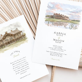 Timber Banks Wedding & Banquet Center Einladung