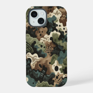 Timber Duck Camo Klassisches Muster iPhone 15 Hülle
