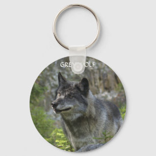 TIMBER WOLF Design Wildlife Art Schlüsselkette Schlüsselanhänger