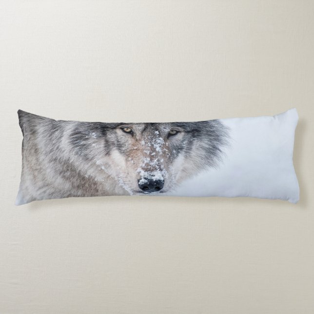 Timber Wolf  Seitenschläferkissen (Vorderseite)