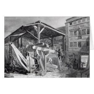Timber Yard, Finsbury, 1825