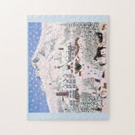 Timberline-Häuschen-Puzzlespiel