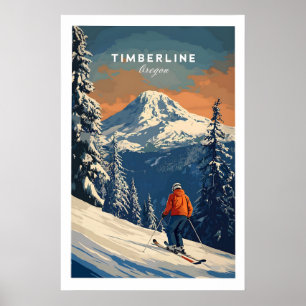 Timberline-Reiseposter - Oregon 1 Poster