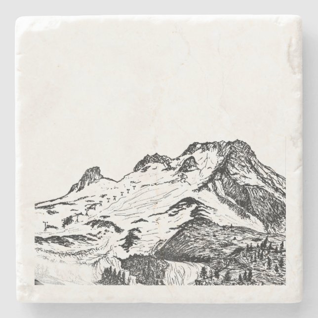 Timberline, Untersetzer Hood Stone (Vorderseite)
