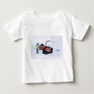 Timberwolf hölzerner Abklopfhammer Baby T-shirt