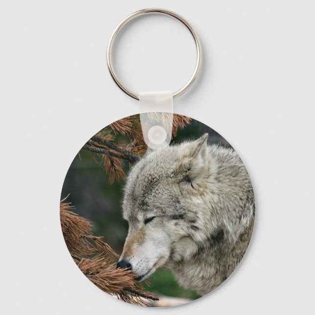 Timberwolf Schlüsselanhänger (Vorderseite)