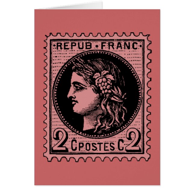 Timbre antique de Français sur des T-shirts, (Devant)