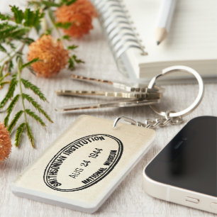 Timbre de bibliothèque Établissement Smithsonian 1