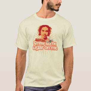Timbuktu streuen etwas Zucker auf mir T-Shirt
