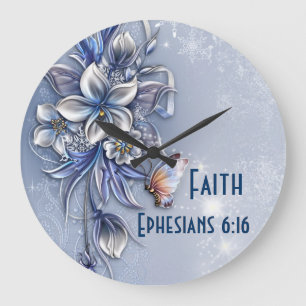 Time 4Faith Wall Clock Große Wanduhr