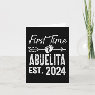 Time Abuelita 2024 Mütter Tag bald Oma Karte