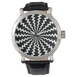 Time Bending Zig Zag Wristwatch Armbanduhr