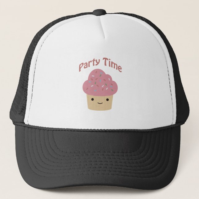 Time Cupcake Truckerkappe (Vorderseite)