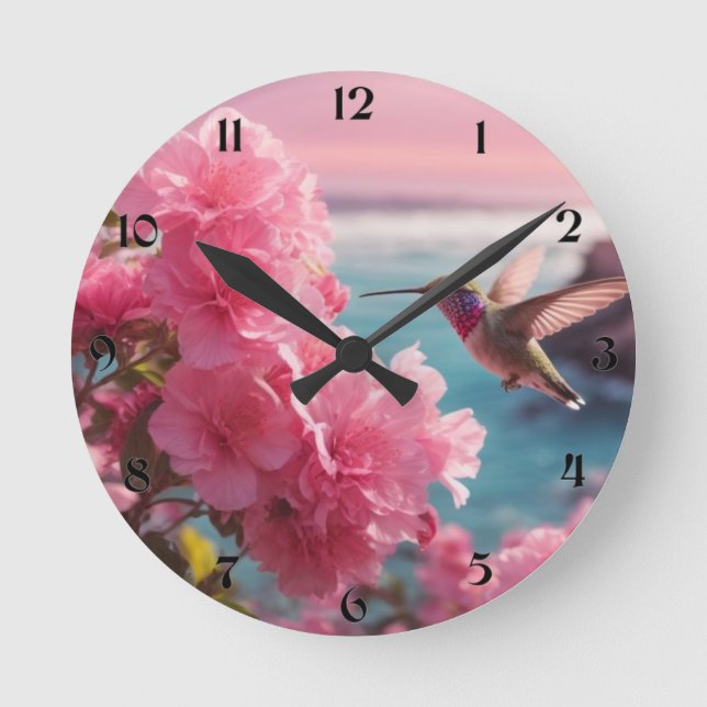 "Time Flies" Wall Clock Runde Wanduhr (Vorderseite)
