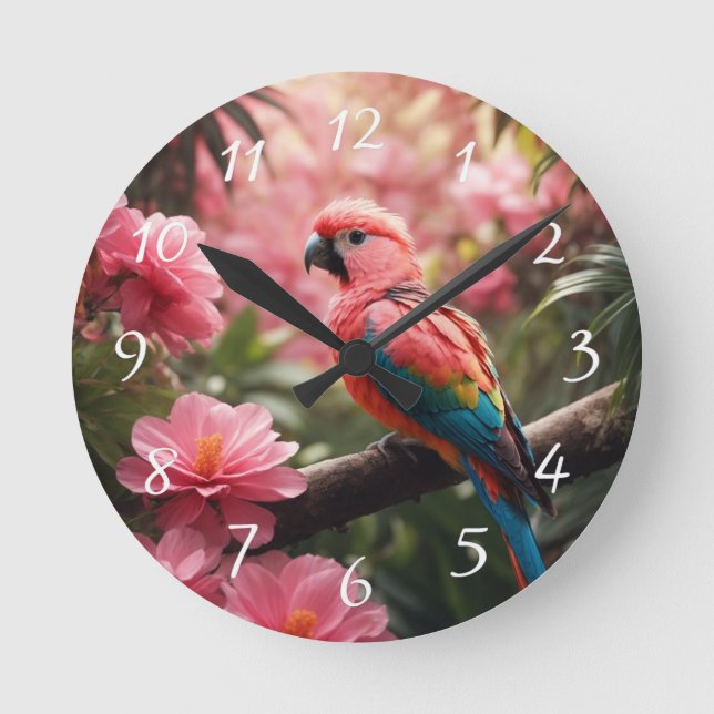 "Time Flies" Wall Clock Runde Wanduhr (Vorderseite)