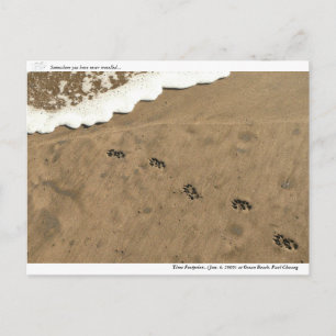 Time Footprint.. Postkarte