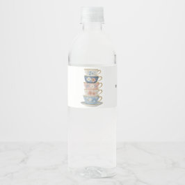 Time for Tea Bridal Shower Water Bottle Labels