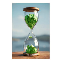 Time is Money Hourglass, Poster de téléchargement 