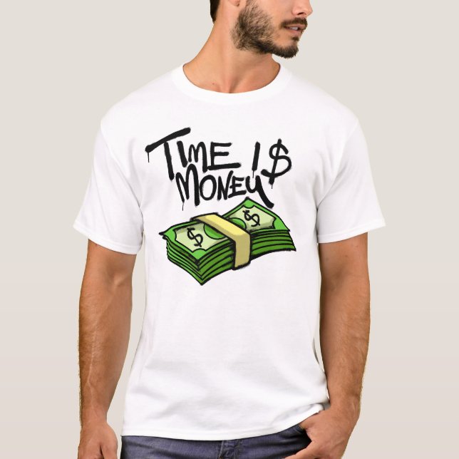 Time Is Money streetwear T-Shirt (Vorderseite)