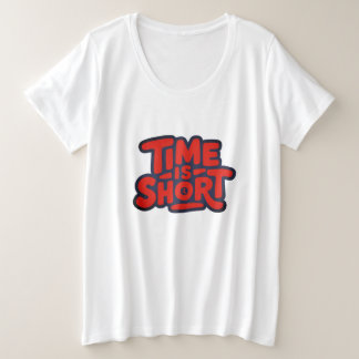 Time Is Short Motivational Typography Design