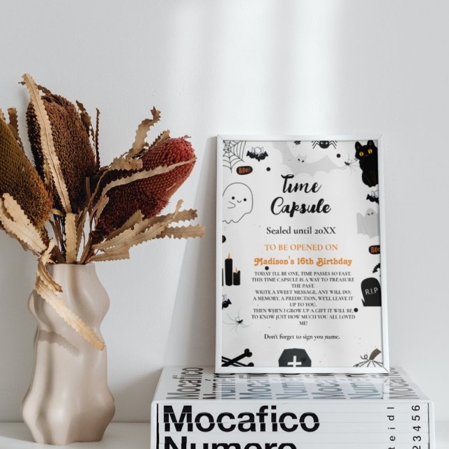 Time Kapsel Halloween Geisterbaby Duschgame P Poster (Von Creator hochgeladen)