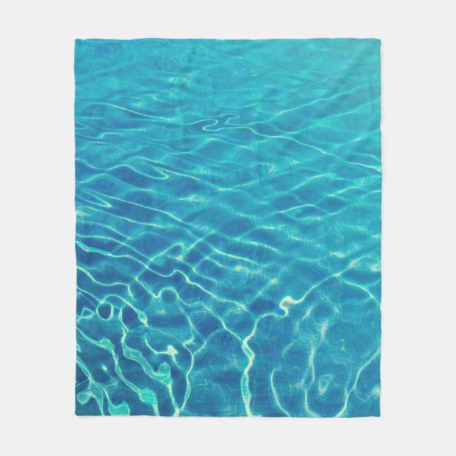 Time lapse photography of blue body of water fleecedecke (Vorderseite)