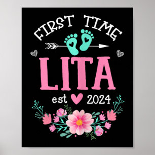Time Lita Est 2024 Ankündigung einer Blumenschwang Poster