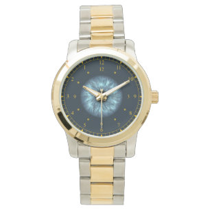 Time Machine ~ Blue Eyeball Black Hole ~ Armbanduhr