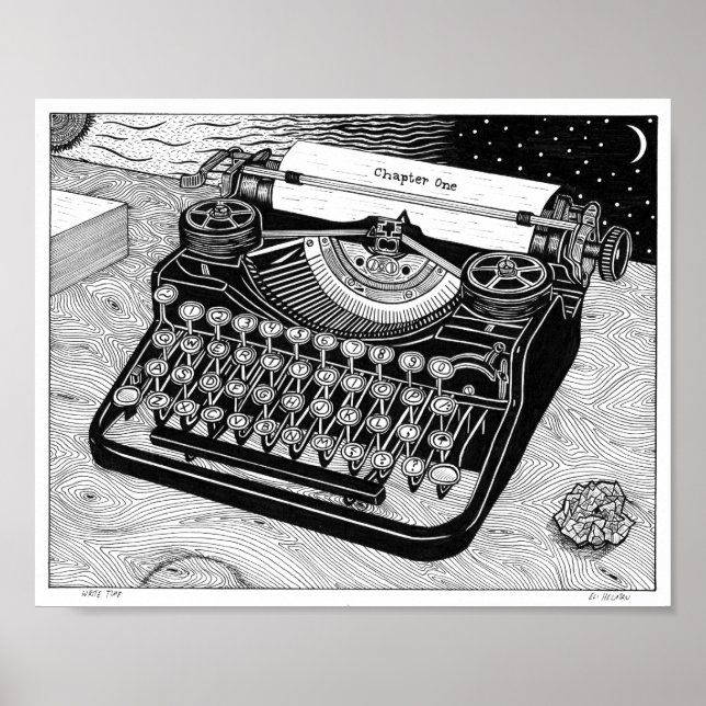 Time Poster schreiben (Vorne)