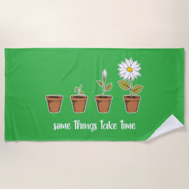 Time Strandtuch (Vorderseite)