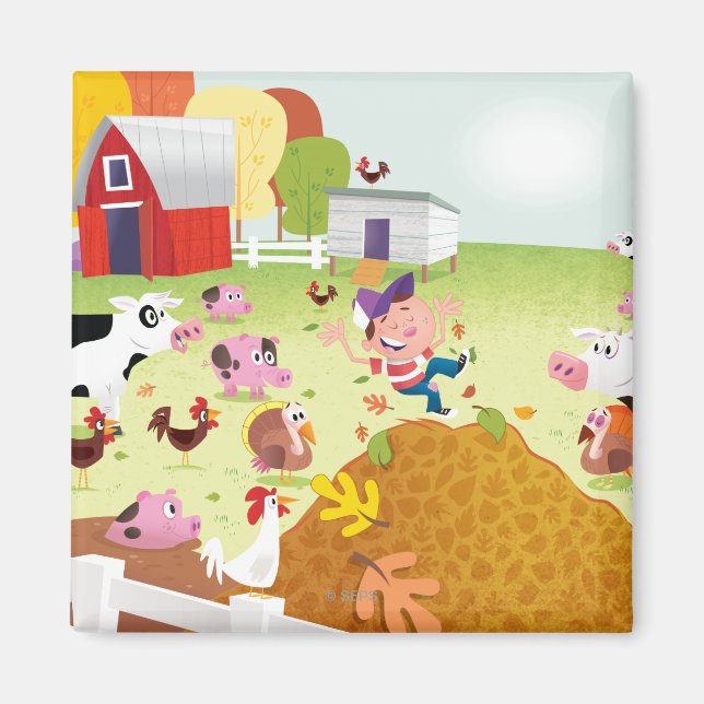 Time to Count - Farmyard Magnet (Vorne)