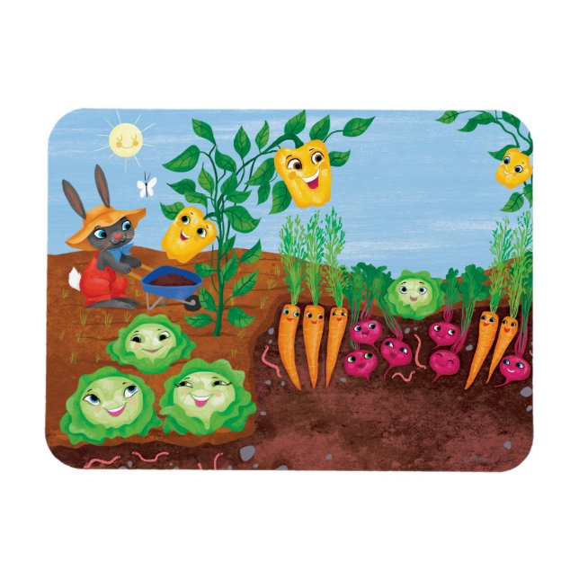 Time To Count-Garden Magnet (Horizontal)