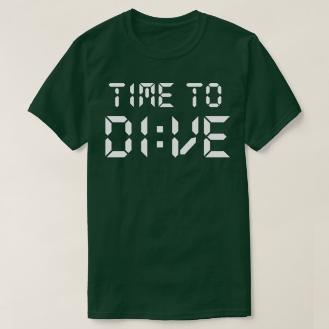 Time To Dive Cave Diving Dive Master Advanced Dive T-Shirt (Design vorne)