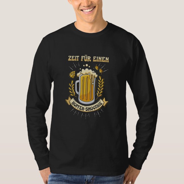 Time To Drink A Hop Smoothie Family Father T-Shirt (Vorderseite)