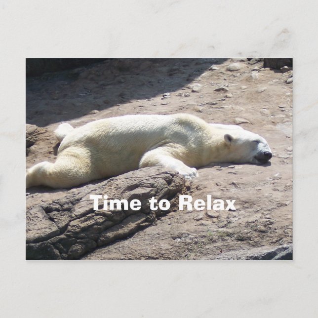 Time to Relax Postkarte (Vorderseite)