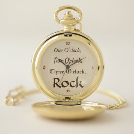 "Time to Rock" Pocket Watch Taschenuhr