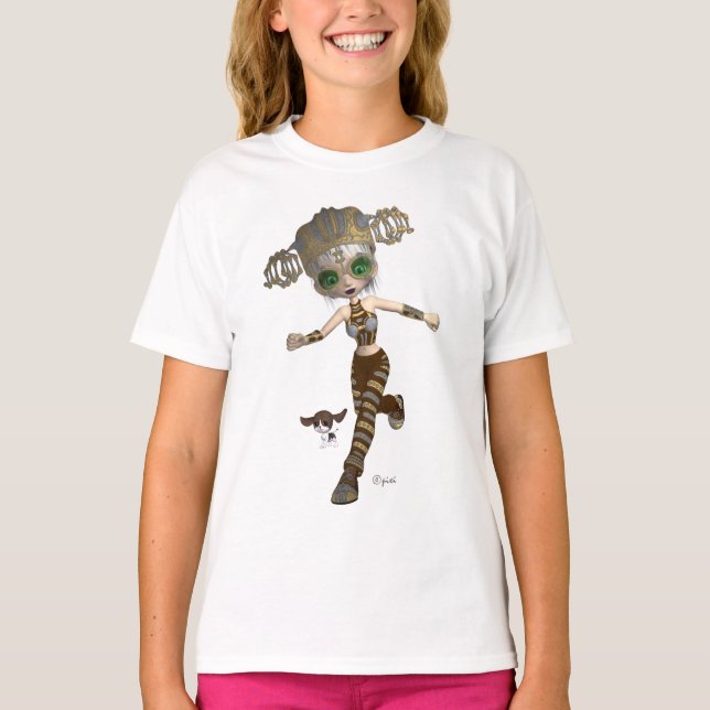 Time Traveller - Girls' T - Shirt (Vorderseite)
