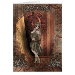Time Traveller Steampunk Pinup