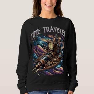 Time Traveller - Steampunk Space Adventure Sweatshirt