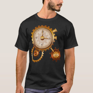 Time Vintag Steampunk Time Traveller Scien T-Shirt