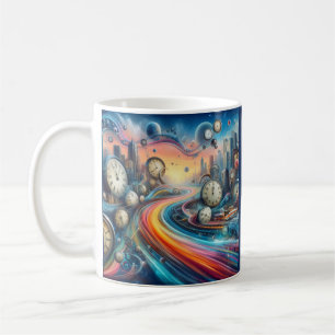 Time Warp Road Reise Kaffeetasse
