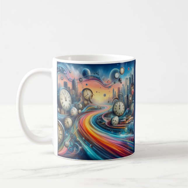 Time Warp Road Reise Kaffeetasse (Links)