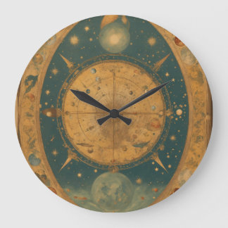 Timefall-Elegance: Die gravitationsgetriebene Wall Große Wanduhr