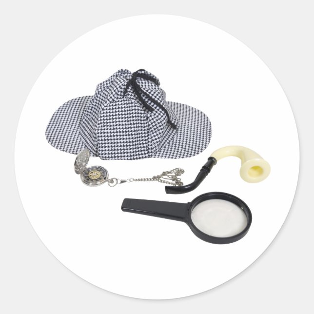 TimeForDetective050110 Runder Aufkleber (Vorderseite)