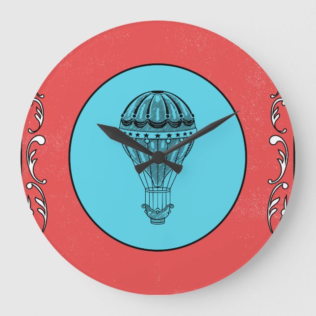 Timeless Ascent Große Wanduhr (Vorderseite)