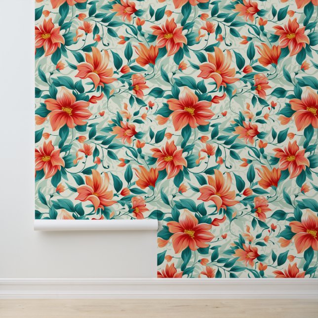 Timeless Blossom Tapete (Anwendung)